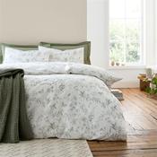 Thea Floral Green Quilt Set Double