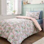 Meadow Bunnies Blue Quilt Set Double image