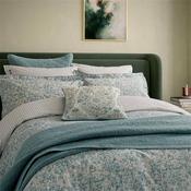 Bedeck Of Belfast Celina Celadon Olive Duvet Set Double image