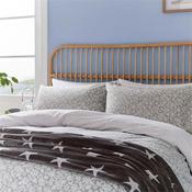 Elmont Duvet Cover Set Grey Double
