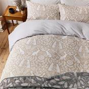 Harvest Moon Hares Linen Duvet Set Double image