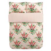 V&amp;A Larkspur Meadow Double Duvet Set Coral