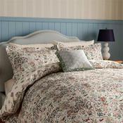 Sanderson Moat Birds Damson &amp; Cobalt Duvet Set Double image