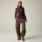 Margot 1/4 Zip Fleece Fig Brushstroke Print 08