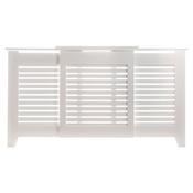 Tema Contemporary Adjustable Radiator Cabinet Medium White