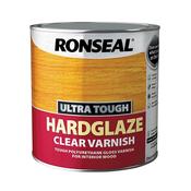 Ronseal Ultra Tough Hardglaze Internal Clear Gloss Varnish 2.5L