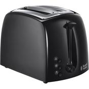 Russell Hobbs Textures Plus Black 2 Slice Toaster image