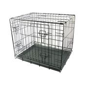 Black Fold Flat Dog Crate Giant image