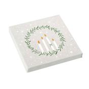 Delicate Wreath Paper Napkins 33X33cm image