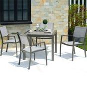 Lifestyle Garden Solana Aluminium 4 Seater Square Set