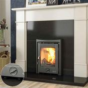 Henley Stoves Muckross Eco Inset Multifuel Stove 4.6Kw Black Enamel