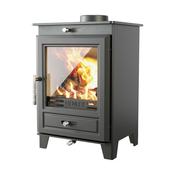 Glenwood Eco 5Kw Multi Fuel Stove Matt Black
