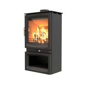 Burnbright Eco Multifuel Stove 6.7Kw Matt Black