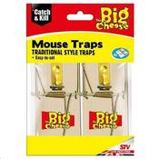 The Big Cheese Wooden Mouse Trap 4 Pack