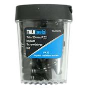 Tala Pozidriv Impact Screwdriver Bits Pz2 X 25Mm 30Pk image