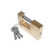 Tessi Rectangular Brass Shutter Lock Padlock 70Mm image
