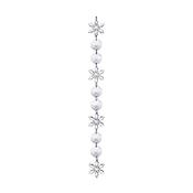Premier Clear Bead And Snowflake Garland  1.8M