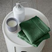 Zero Twist Dark Green Face Cloth Pair image