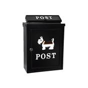 Cast Aluminium Post Box Dog