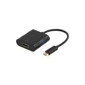 Deltaco Usb-C To Hdmi Adapter 0.2M