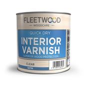 Fleetwood Quick Dry Satin Varnish Clear 1L image