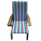 Culcita Bordeaux Stripe Multi Position Cushion 5Cm Valance