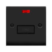 Click Deco Matt Black 13A Fused Spur