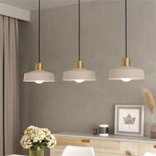 Eglo Valdiola 3 Pendant Light E27 Sandy image
