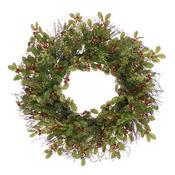 Glitter Holly Wreath 58Cm image