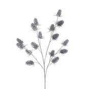 Metallic Thistle Spray 66Cm