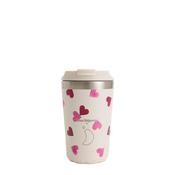 Chilly's Coffee Cup Pink Hearts 340Ml