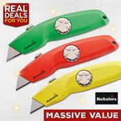 Hultafors Hi Vis Retractable  Knife With  10 Blades