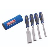 Chisel Set In Roll 4 Piece