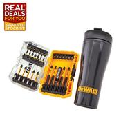 Dewalt Flextorq Bit Set &amp; Travel Mug 32 Piece