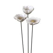 Heaven Sends White Ceramic Flower 6.7X6.4X3.8Cm