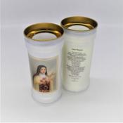 Devotional candle - St Theresa