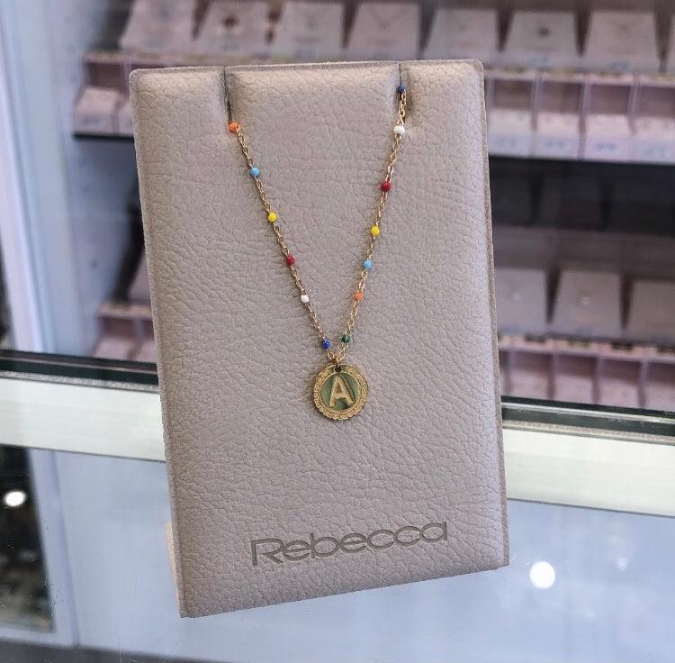 Rebecca initial new arrivals necklace