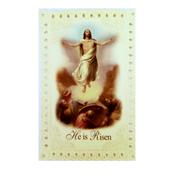 'He is Risen' Lace Prayer Card image