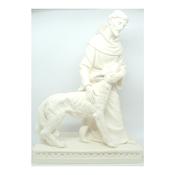 St Francis and Wolf Statue image