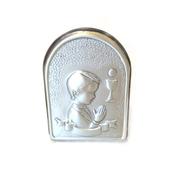 Boys First Holy Communion Silver Plaque