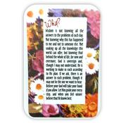 'WHY?'  PRAYER CARD image