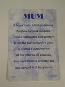 MUM PRAYER CARD image