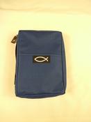 BREVIARY COVER (CANVAS WITH FISHMOTIF)