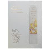 Daughter Communion Card with Bookmark