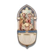 Holy Family Wood Font with Luminous Bowl