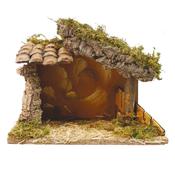 Rustic Crib Shelter with LED Lights
