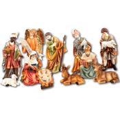 Eleven Figure Resin Nativity Set - 3.5 inch image
