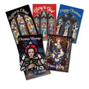 Stained Glass Charity Christmas Cards - Pack of 10 image