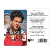 Carlo Acutis Laminated Prayer Card image