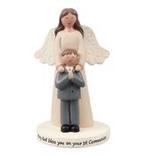 Communion Angel Statue - Boy 4" Resin
